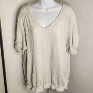 Sonoma Shortsleeve Blouse Top Size XXL